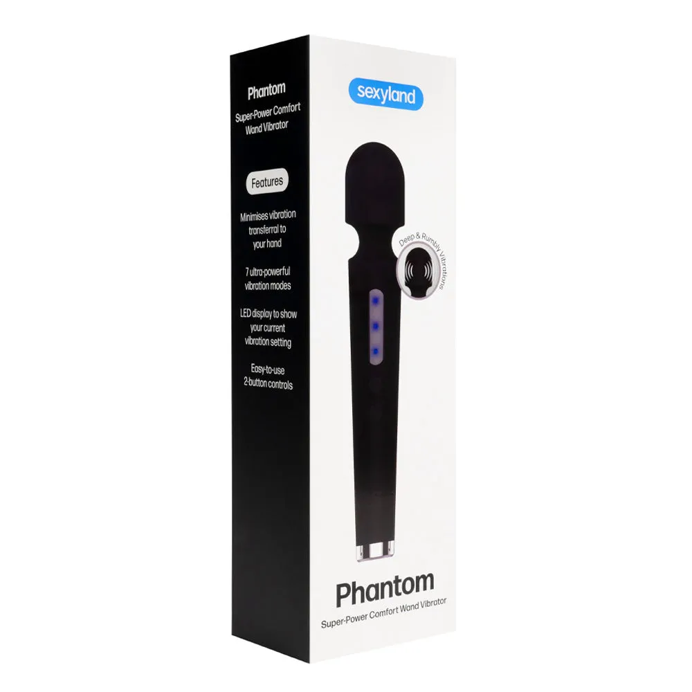 Sexyland Phantom Super-Power Comfort Handle Wand Vibrator