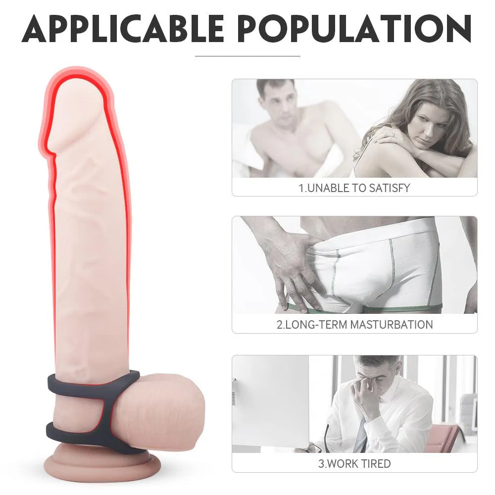 Silicone Cock Ring Eerection Aid Enhancing Premature Ejaculation Toys