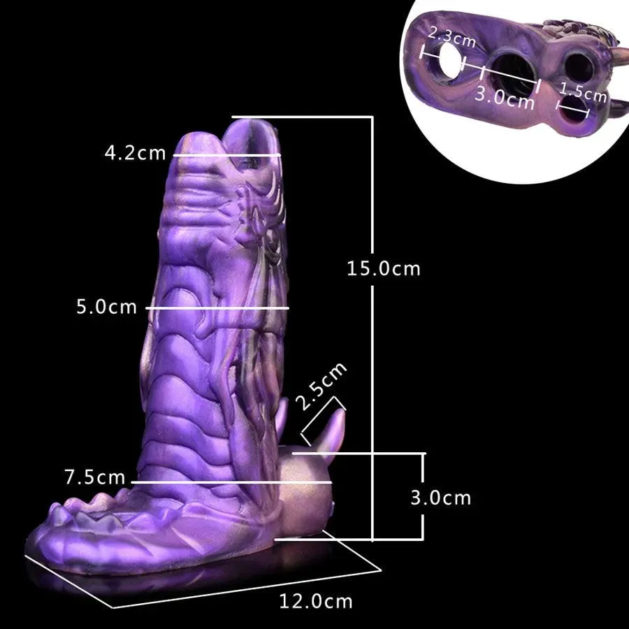 Silicone Dragon Penis Girth Extender