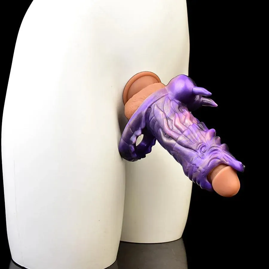 Silicone Dragon Penis Girth Extender