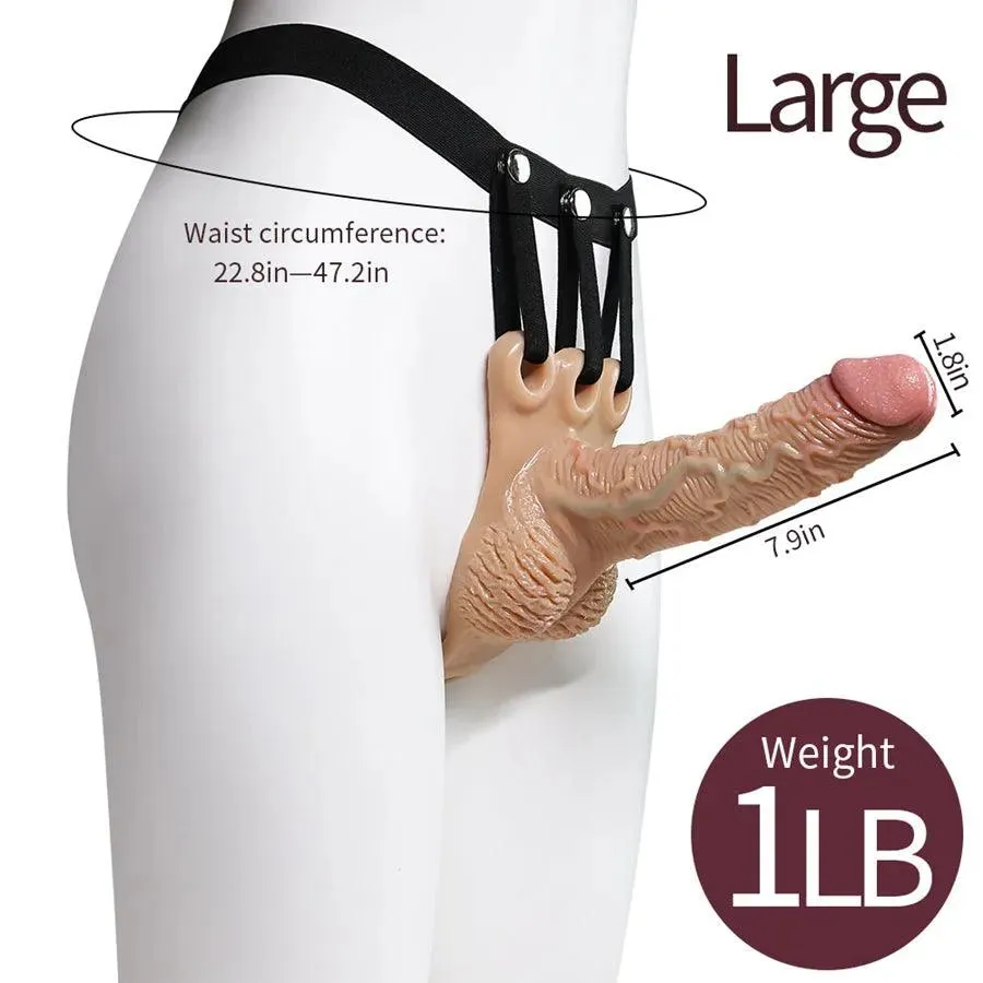 Silicone Hollow Strap On Dildo