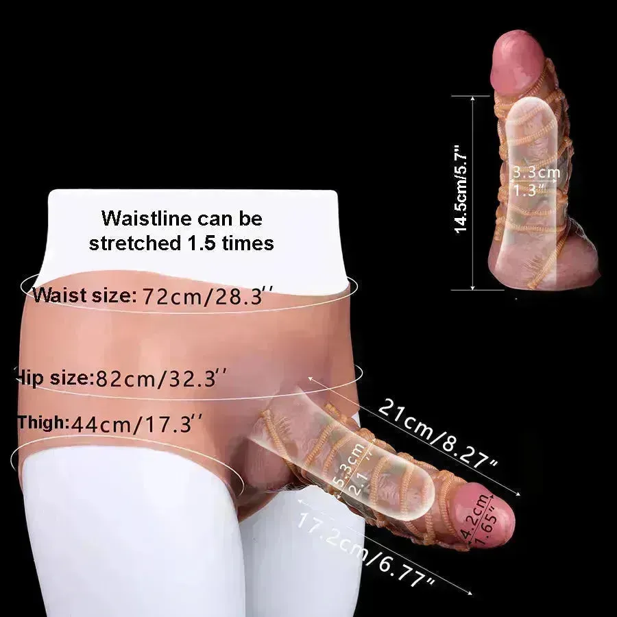 Silicone Realistic Hollow Dildo