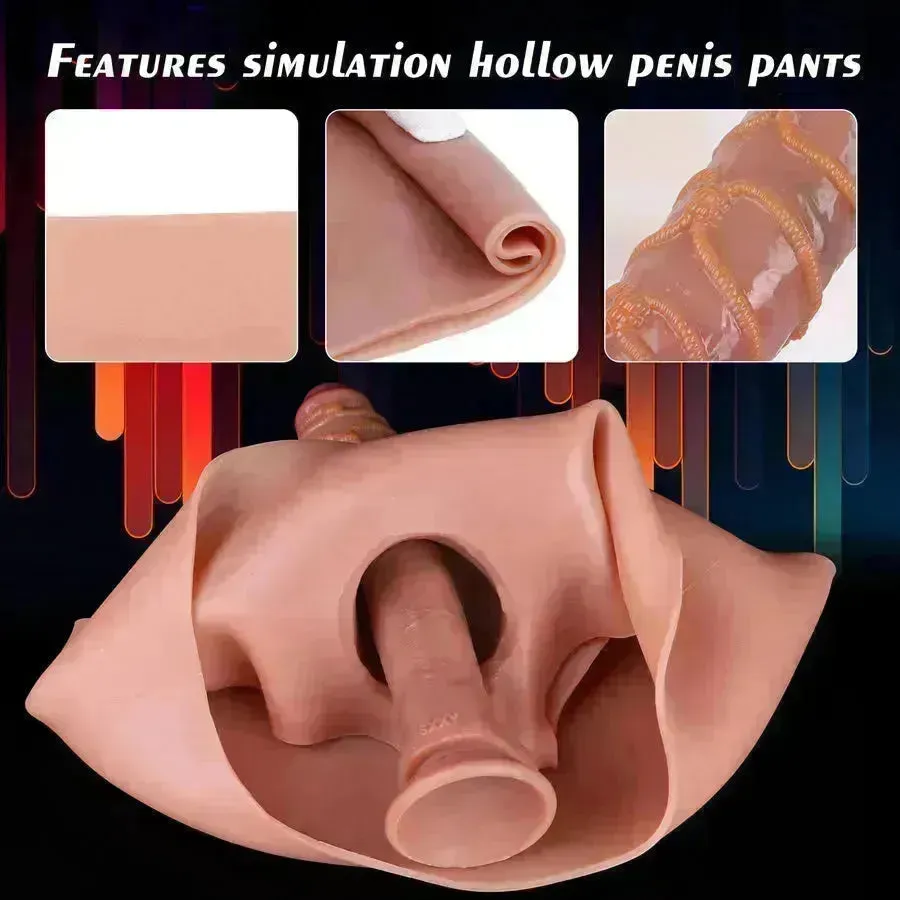 Silicone Realistic Hollow Dildo
