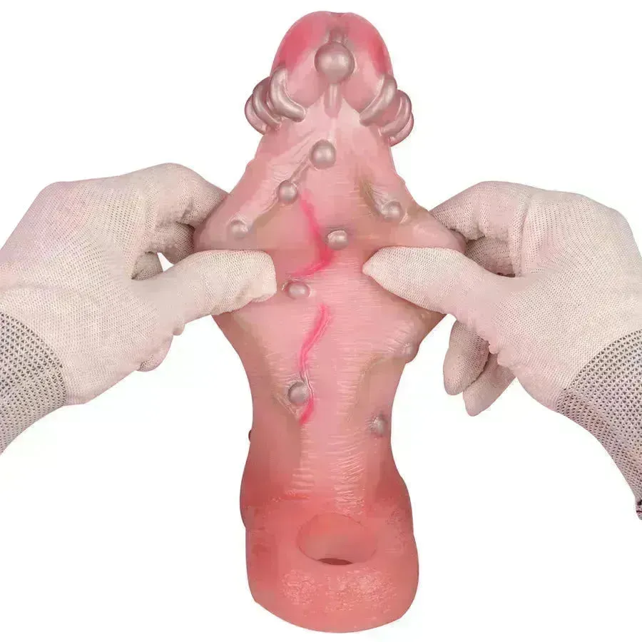 Silicone Realistic Penis Extender Sleeve