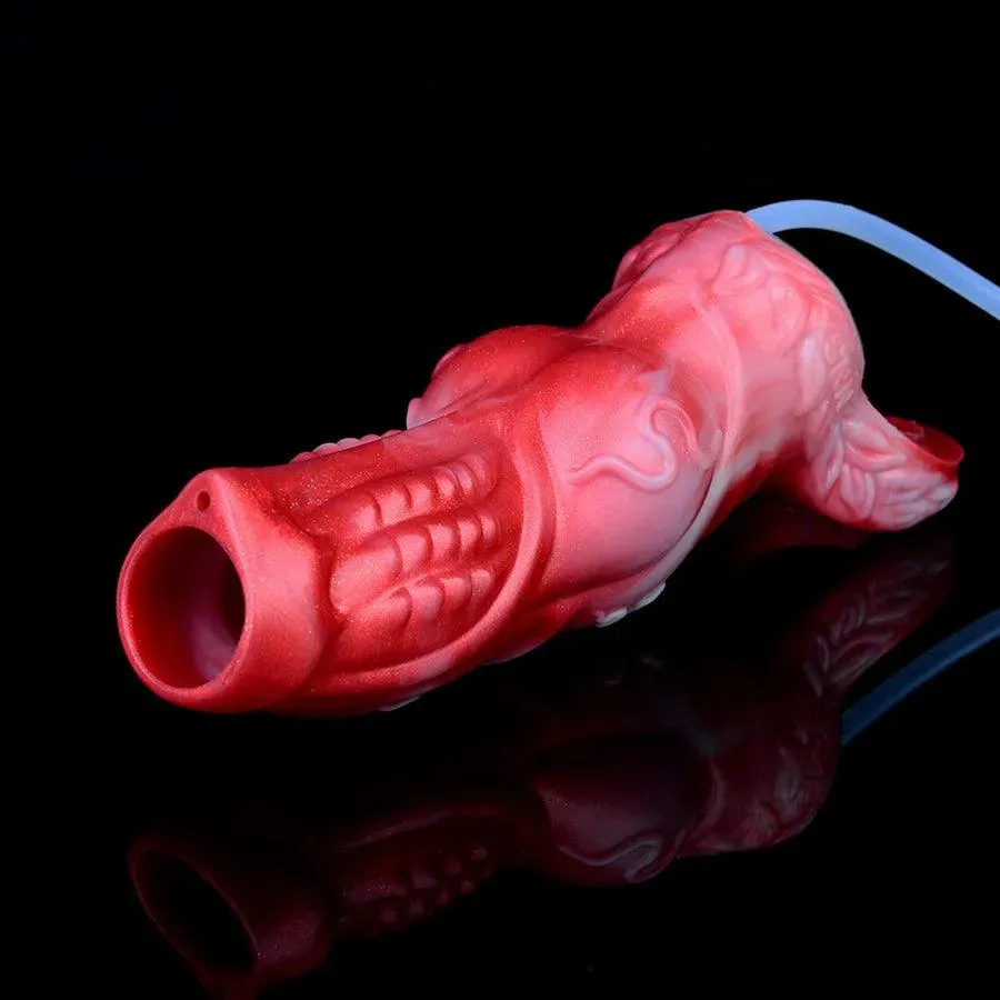 Silicone Squirting Penis Sleeve