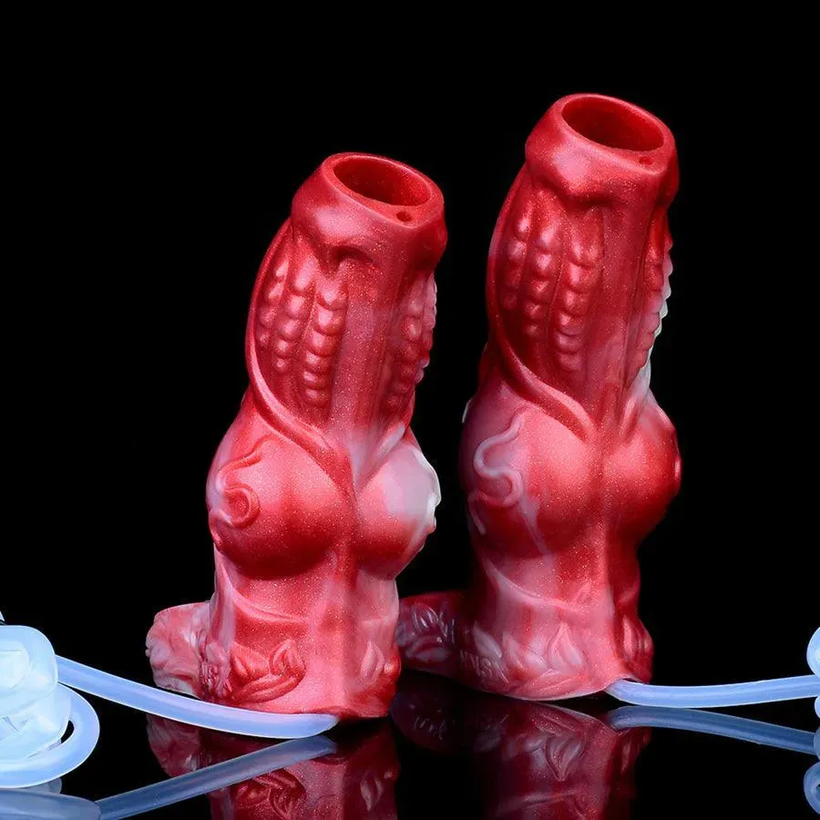 Silicone Squirting Penis Sleeve