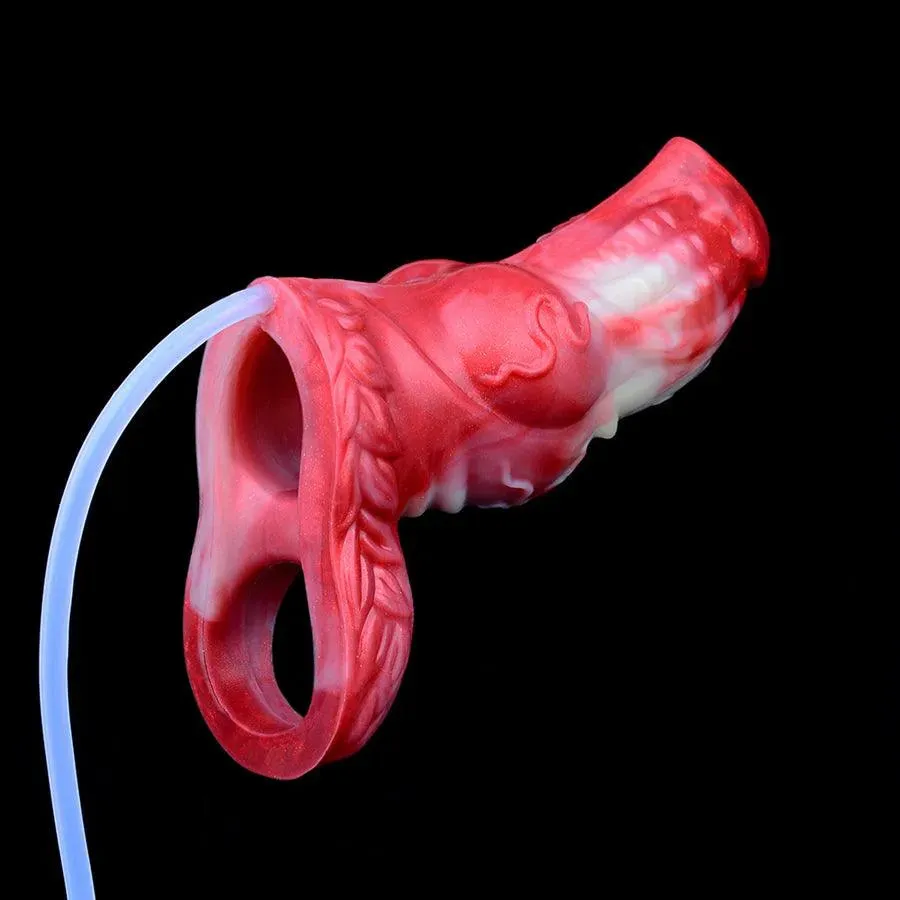 Silicone Squirting Penis Sleeve