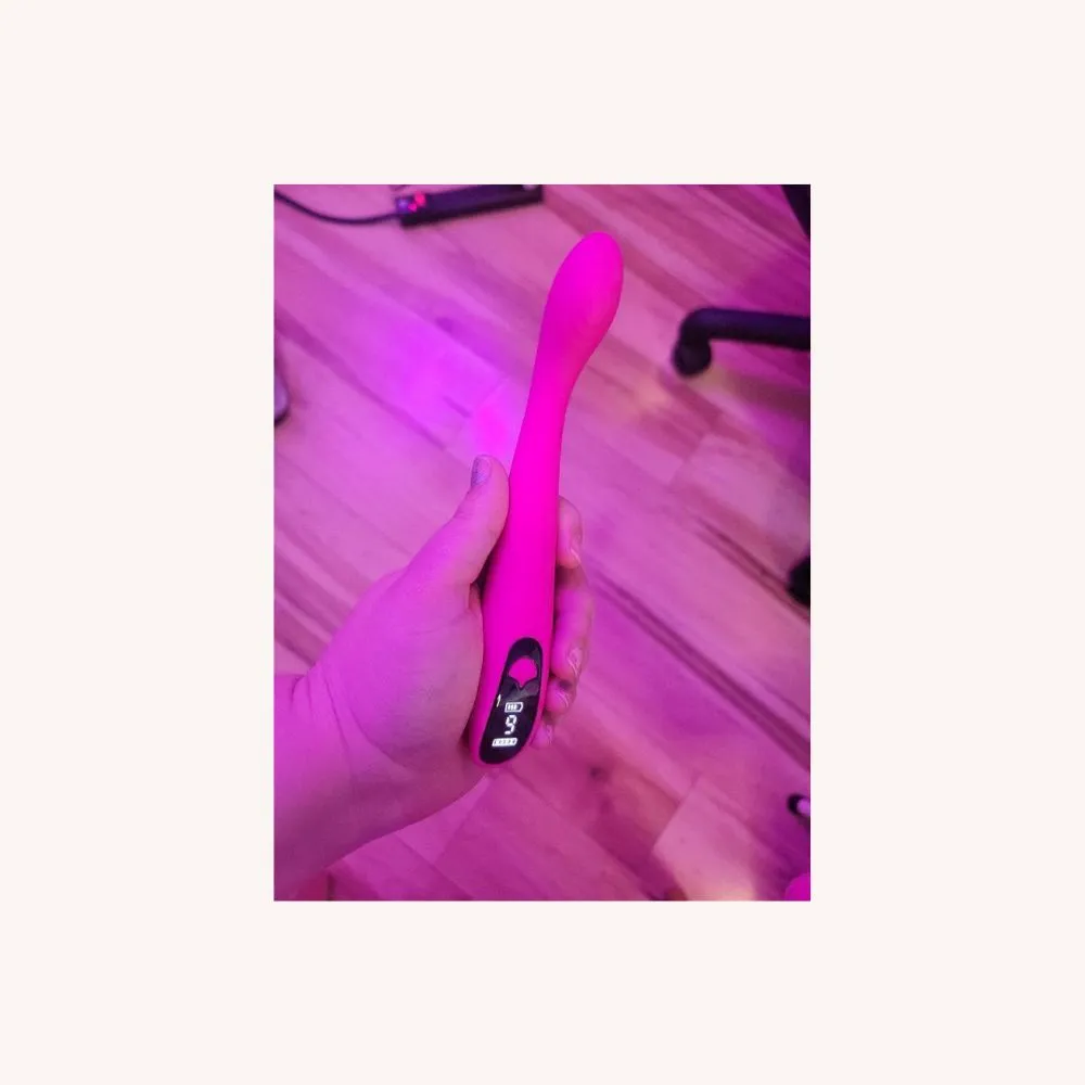 Soft Flexible Curved G Spot Vibrator – High Frequency Vibration Modes Clitoral Stimulator