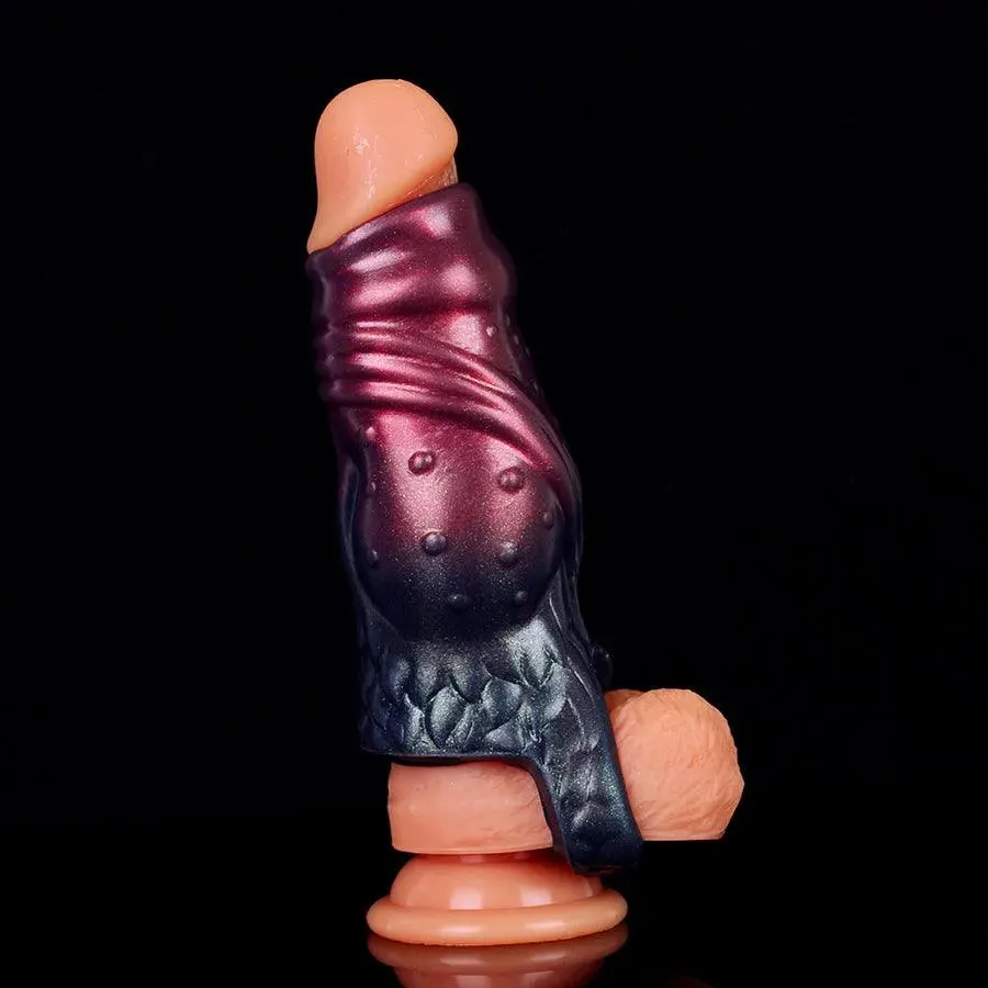 Soft Silicone Male Cock Sleeve Sex Toy