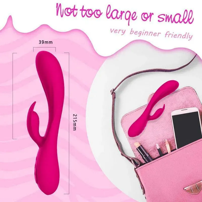 Soft Silicone Rabbit Vibrator for Women