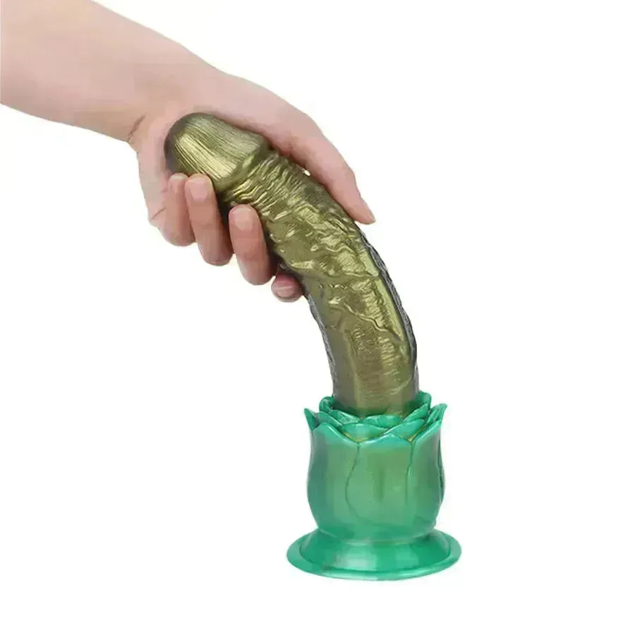 Soft Silicone Rose Dildo