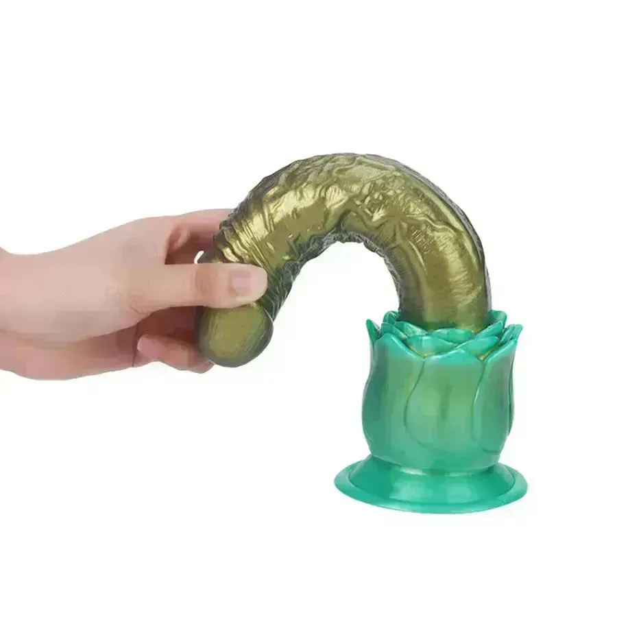 Soft Silicone Rose Dildo