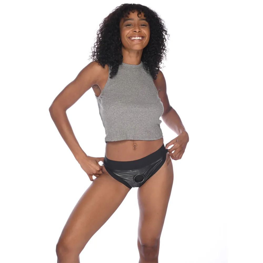Sportsheets Em.Ex. Active Wear Fit Strap-On Harness - Patent Corset