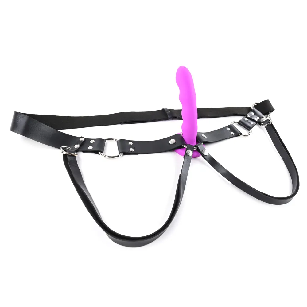 Sportsheets Montero Faux Leather Strap-On Harness