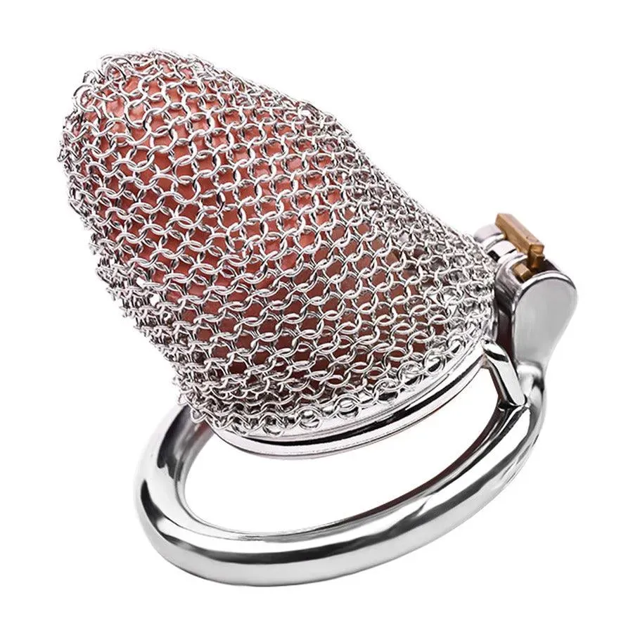Stainless Steel Mesh Male Cock Cage(Small)