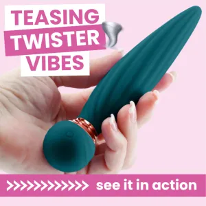 Sugar Pop Twist Rechargeable Silicone Vibrator