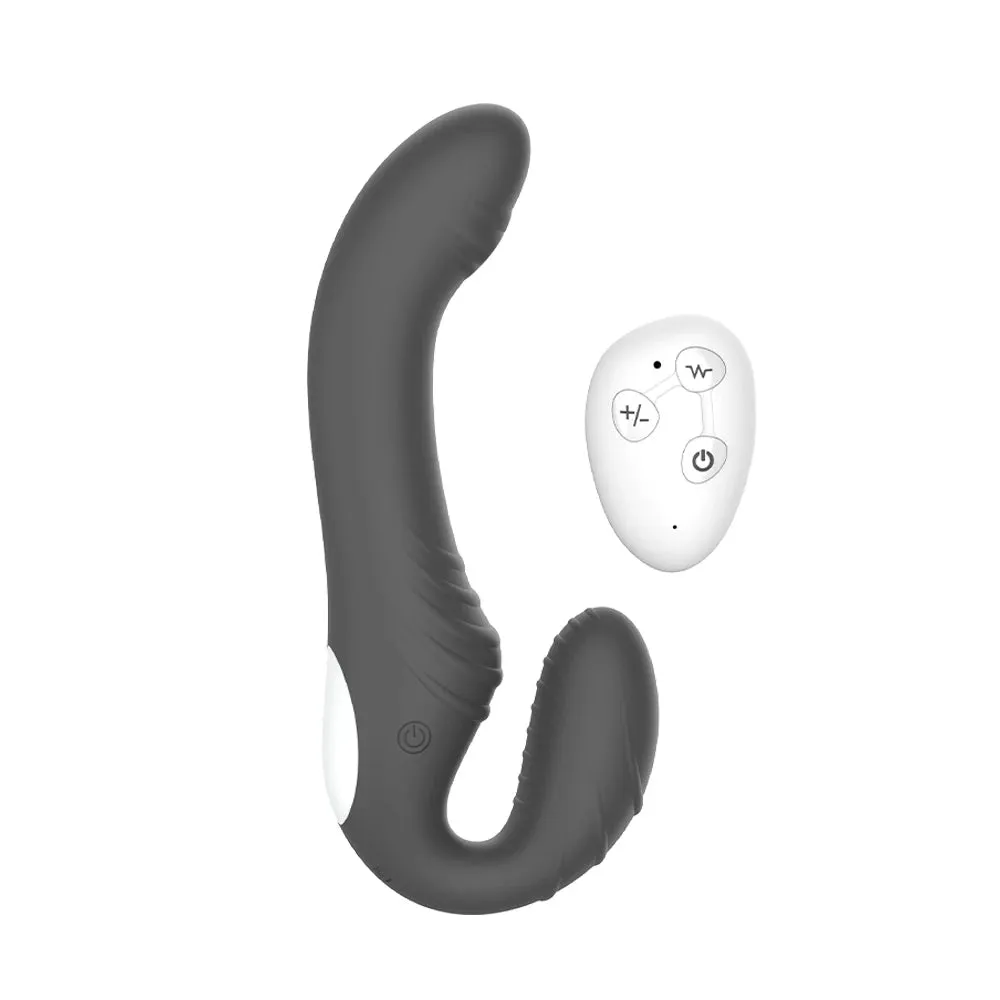 Tapper Vibrator Strapless Double-Ended Dildo Unique Tapping Function