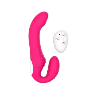 Tapper Vibrator Strapless Double-Ended Dildo Unique Tapping Function