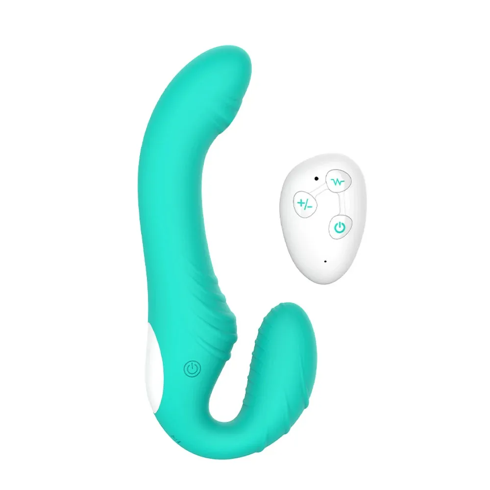Tapper Vibrator Strapless Double-Ended Dildo Unique Tapping Function