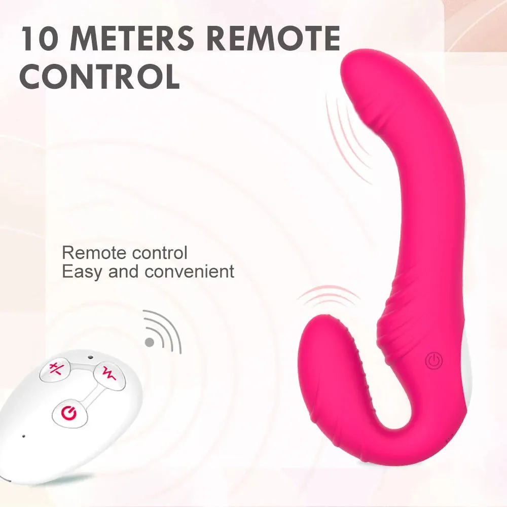 Tapper Vibrator Strapless Double-Ended Dildo Unique Tapping Function