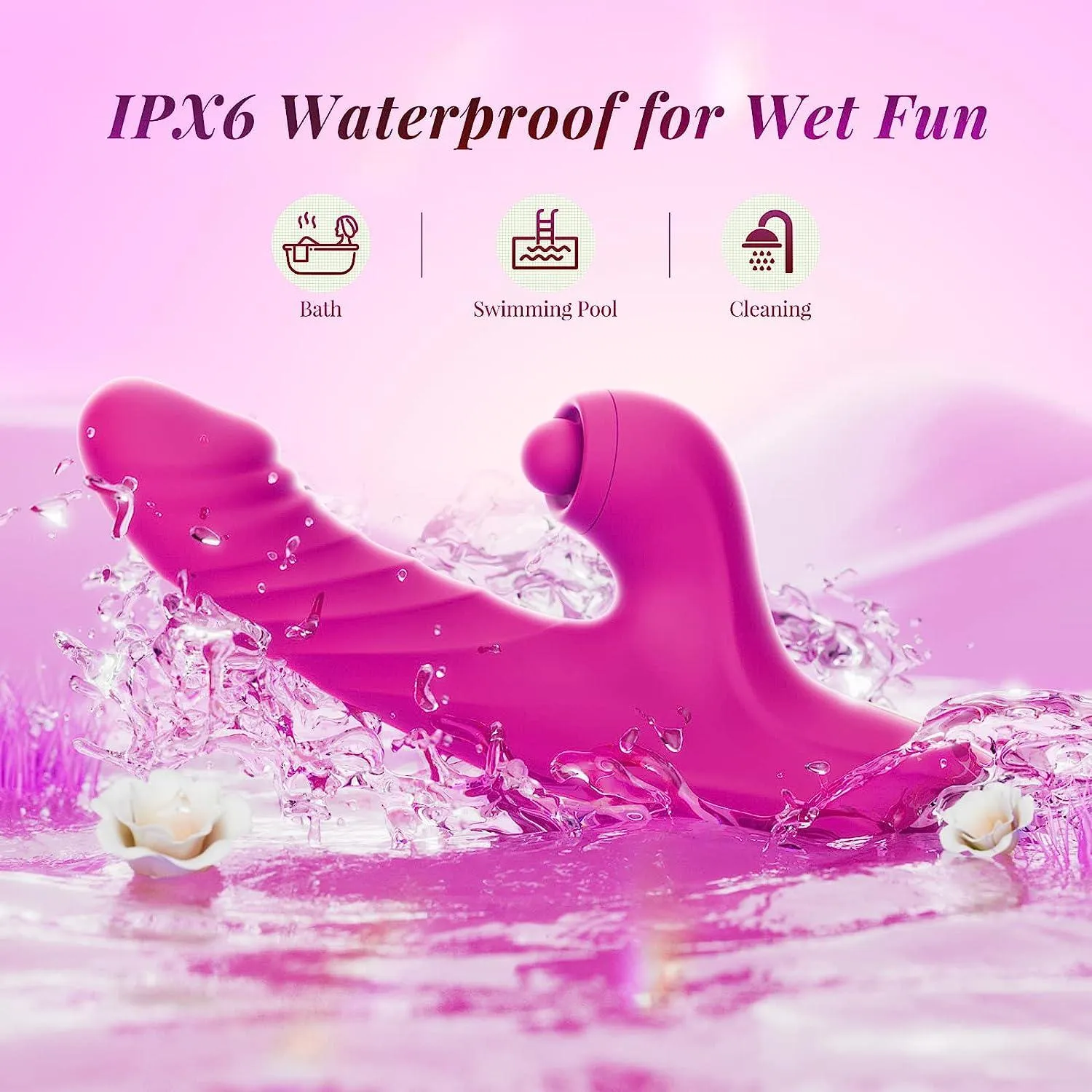 Thrusting Dildo Vibrator G Spot Vibrators Clitoral Stimulator Sex Toys for Women