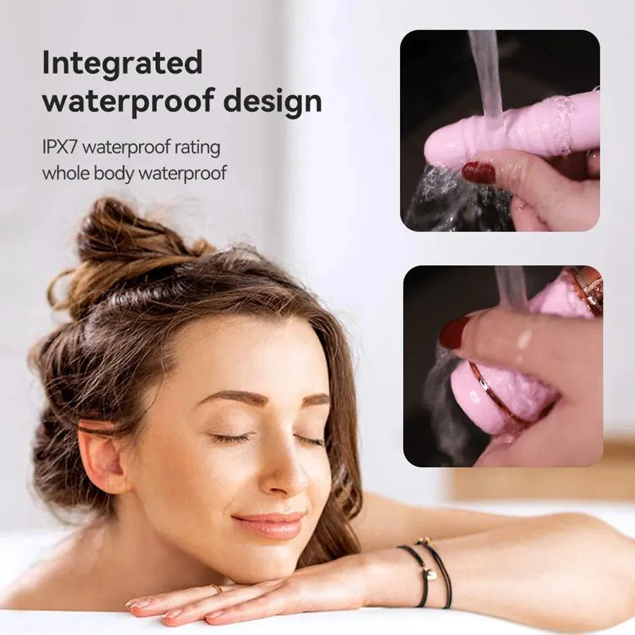 Thrusting Dildo Vibrator With Clit Sucker