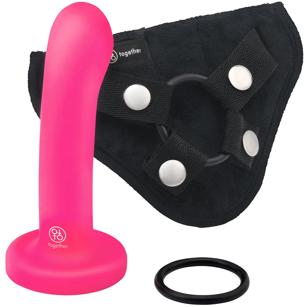 Together 5.5 Inch Dildo and Harness Set