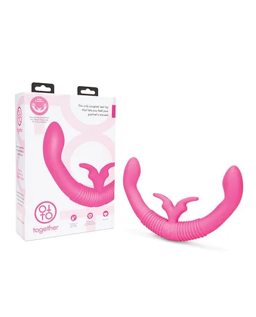 Together - Female Intimacy Vibe Double Dildo (Pink)