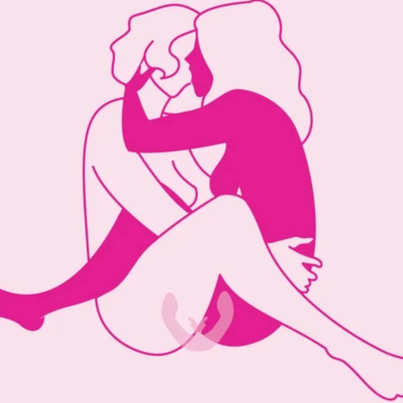 Together - Female Intimacy Vibe Double Dildo (Pink)