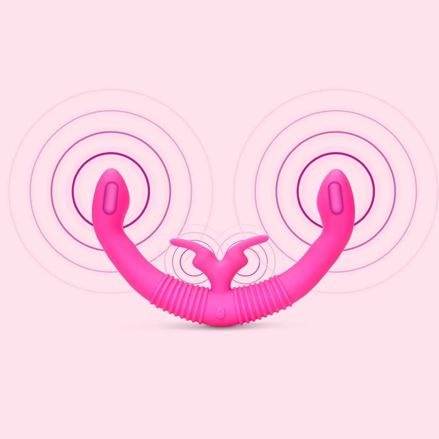 Together - Female Intimacy Vibe Double Dildo (Pink)