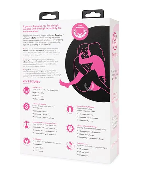 Together - Female Intimacy Vibe Double Dildo (Pink)