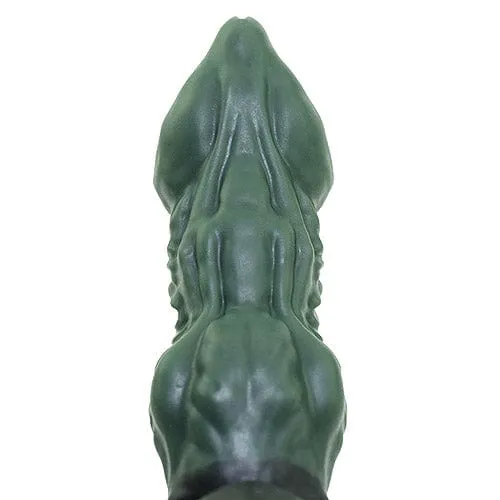 Tomax - Genesis Regular Silicone Dildo 6.5" (Green)