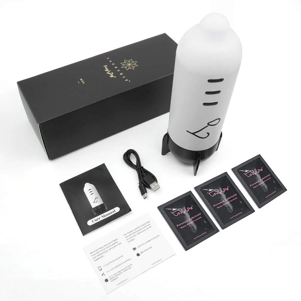 Tracy's Dog - Launch It Automatic Masturbator Cup (White)