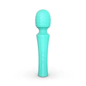 Tracy's Dog - Seaquake Silicone Bumps Wand Massager (Blue)
