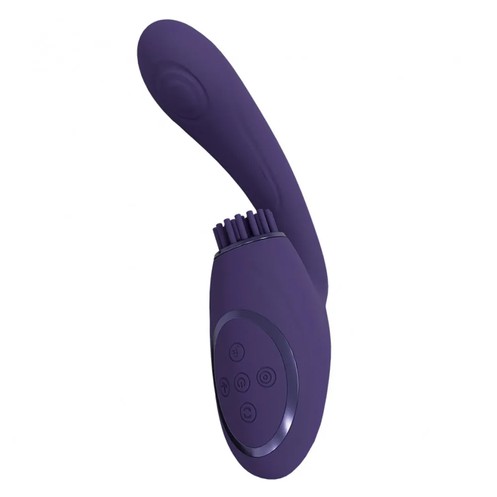 Vive Gen G-Spot Thumping Vibrator With Clitoral Ticklers