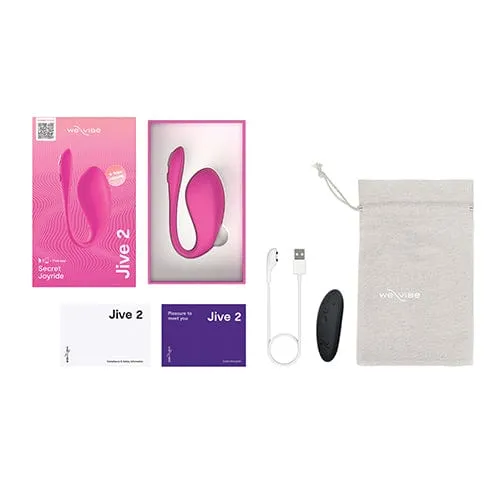 We Vibe - Jive 2 App-Controlled Egg Vibrator Secret Joyride (Electric Pink)