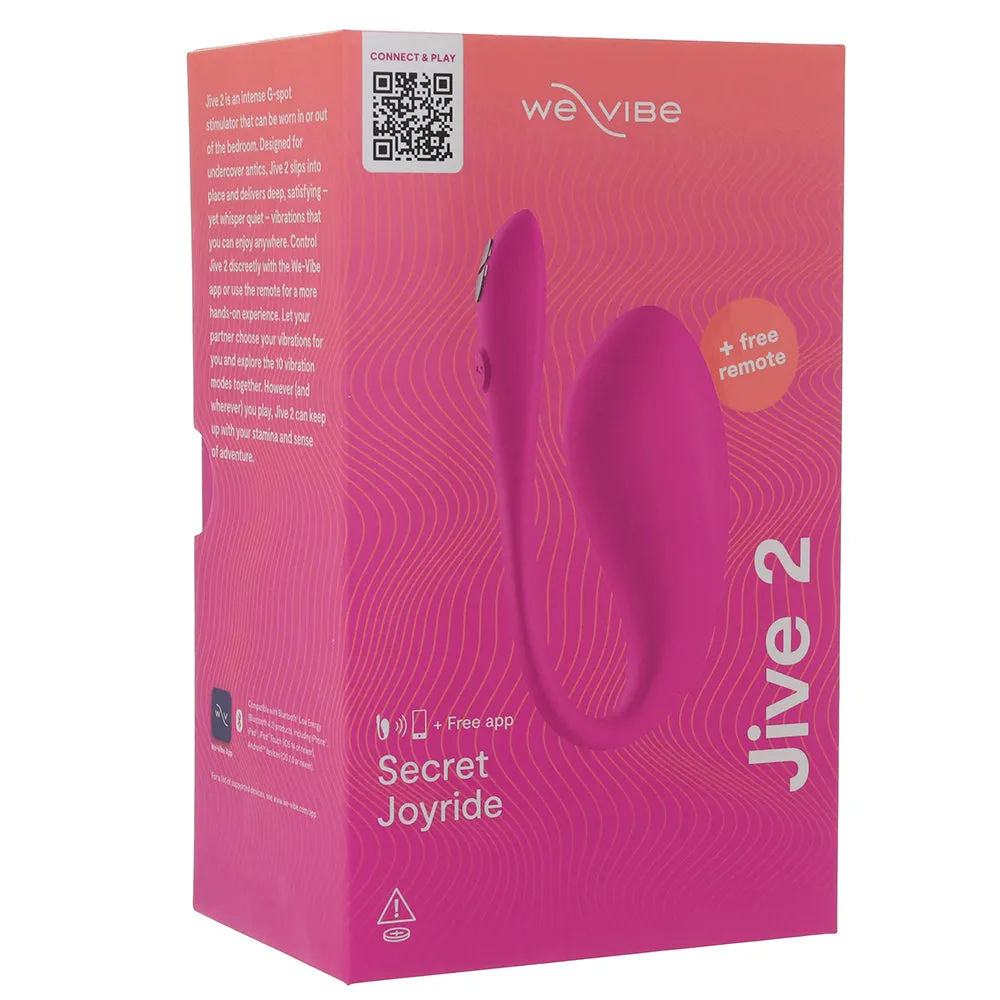 We-Vibe Jive 2 Wearable G-Spot Vibe in Electric Pink