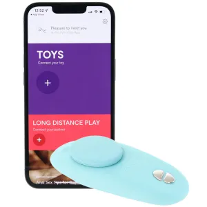 We-Vibe Moxie  Wearable Clitoral Vibe in Aqua