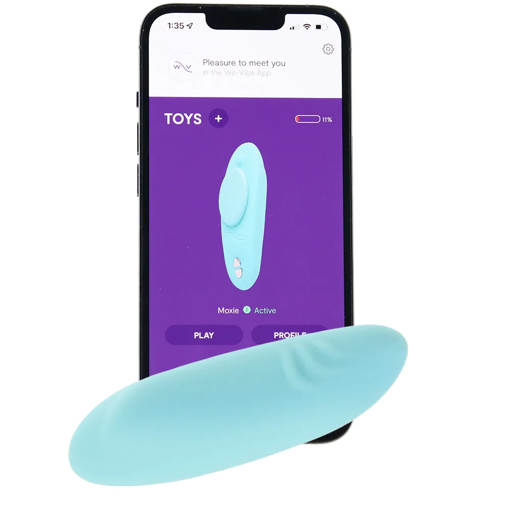 We-Vibe Moxie  Wearable Clitoral Vibe in Aqua