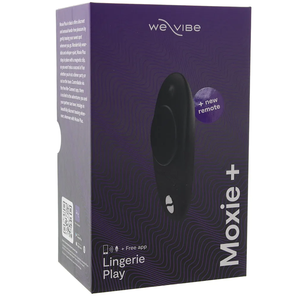We-Vibe Moxie  Wearable Clitoral Vibe in Satin Black