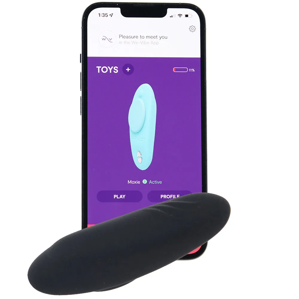 We-Vibe Moxie  Wearable Clitoral Vibe in Satin Black
