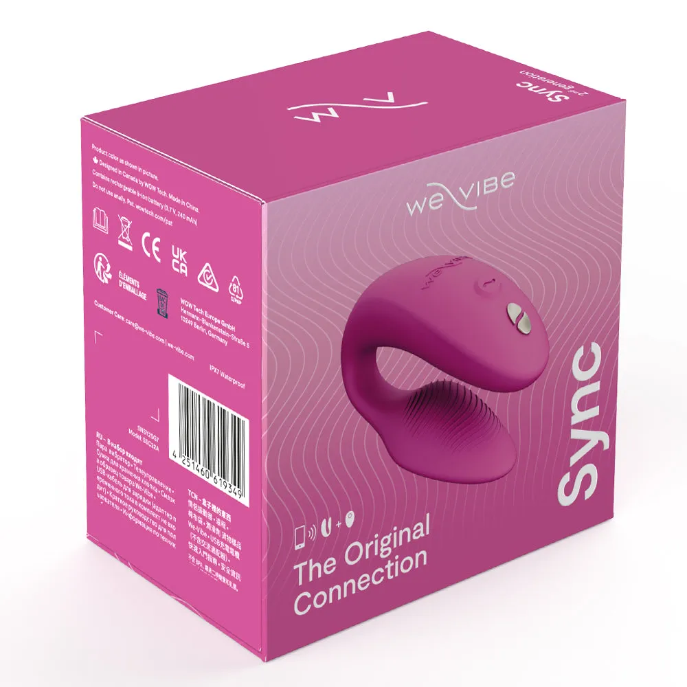 We-Vibe Sync 2 App-Compatible Couples Vibrator With Remote