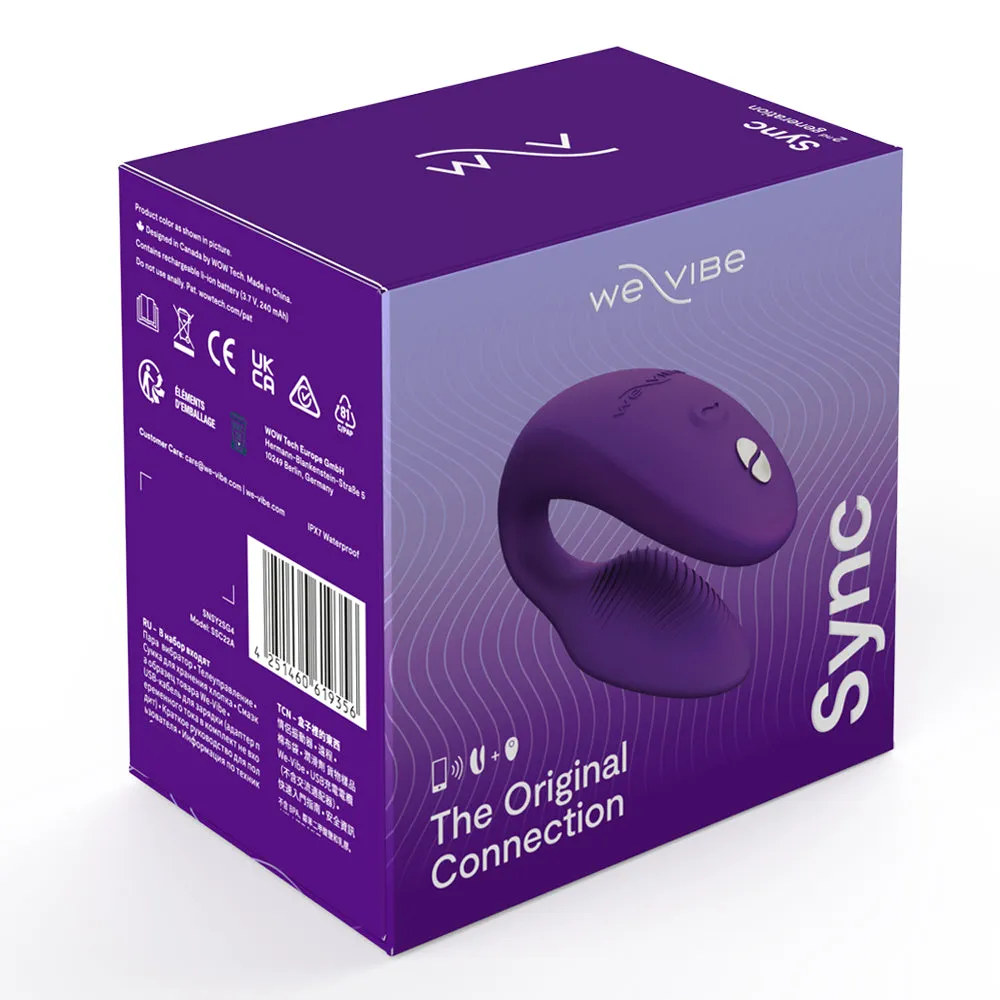 We-Vibe Sync 2 App-Compatible Couples Vibrator With Remote