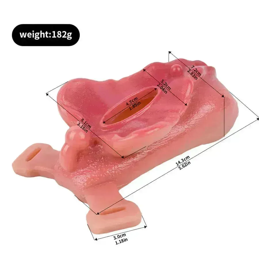 Wearable Silicone Sissy Chastity Toy