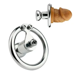 Wearable Sissy Chastity Belt Cage with Realistic Dildo