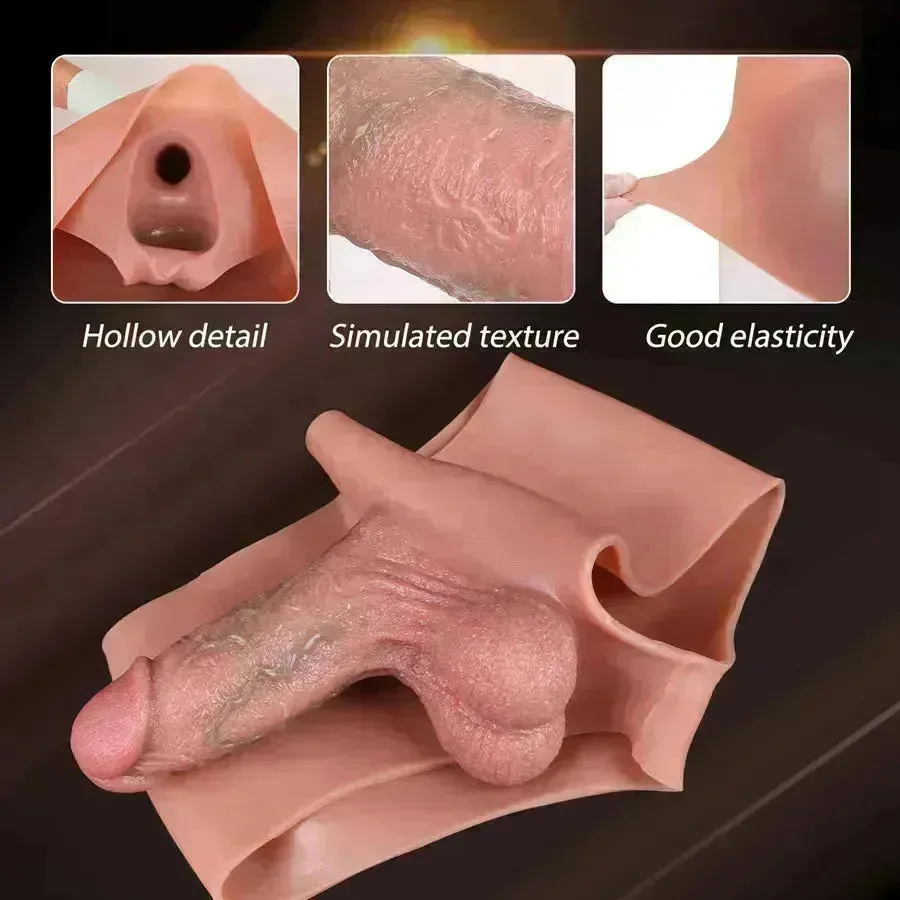 Wearable Strap On Hollow Dildo