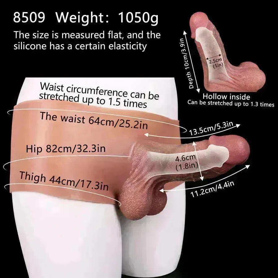 Wearable Strap On Hollow Dildo