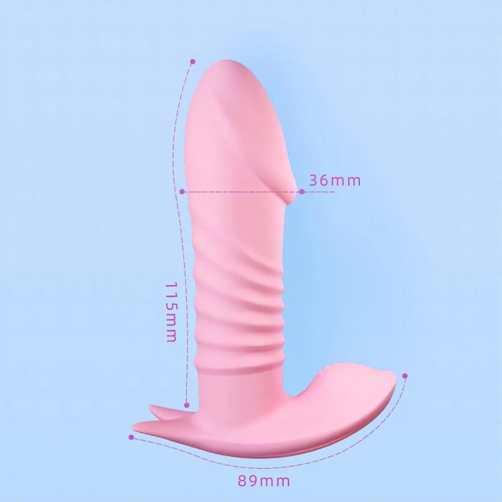 Wearable Thrusting Panty Vibrator with Remote Controller