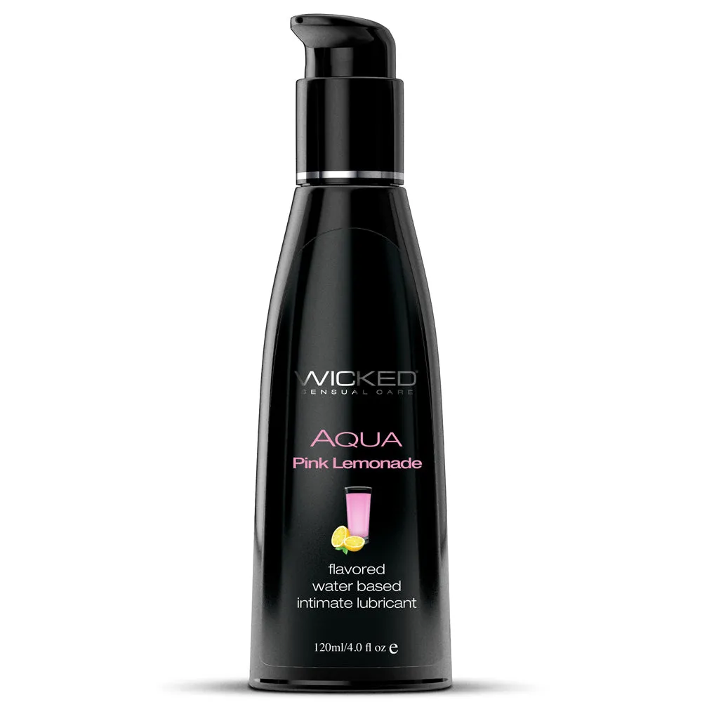 Wicked Aqua Flavoured Water-Based Lubricant - Pink Lemonade