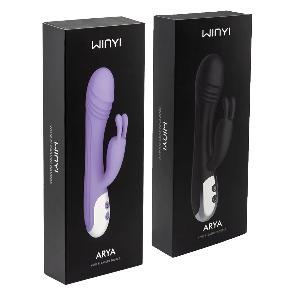 Winyi Arya Ribbed Rabbit Vibrator